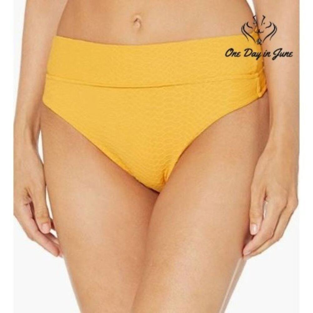 Seafolly Women's Hi Rise Pant Bikini Bottom Swimsuit Size 2